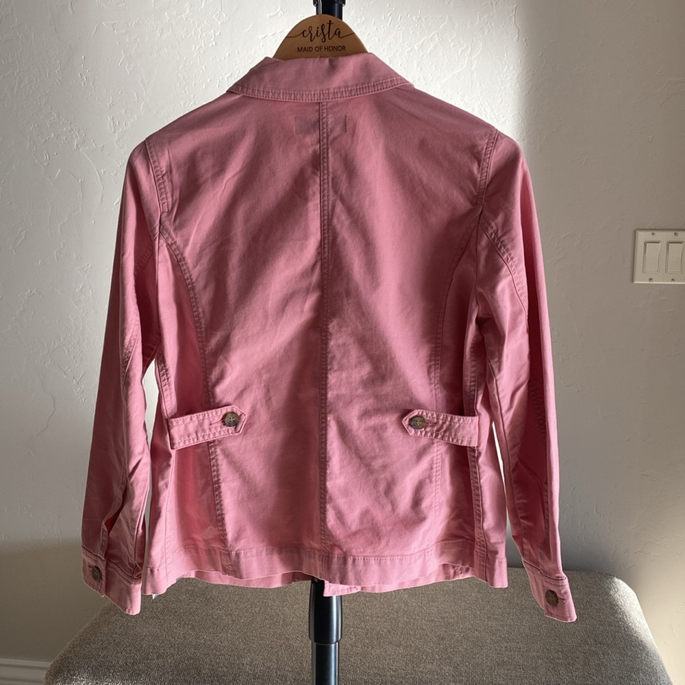 Talbots coral peach jacket size petite Small - Picture 3 of 4